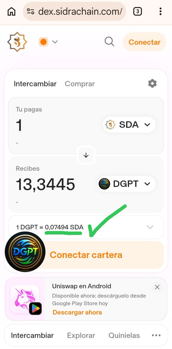 GlobalPayDGPT's tweet photo. ๐๐ Donโt wait for it to go higherโฆ take advantage now!
The current price could be a great opportunity to recharge and prepare for whatโs coming. ๐๐
The best time to be prepared is before the takeoff. ๐๐ฅ
#DGPT #DGPTSystem #Web3
@sidrachain @Sidraholding https://t.co/mXit01wEba