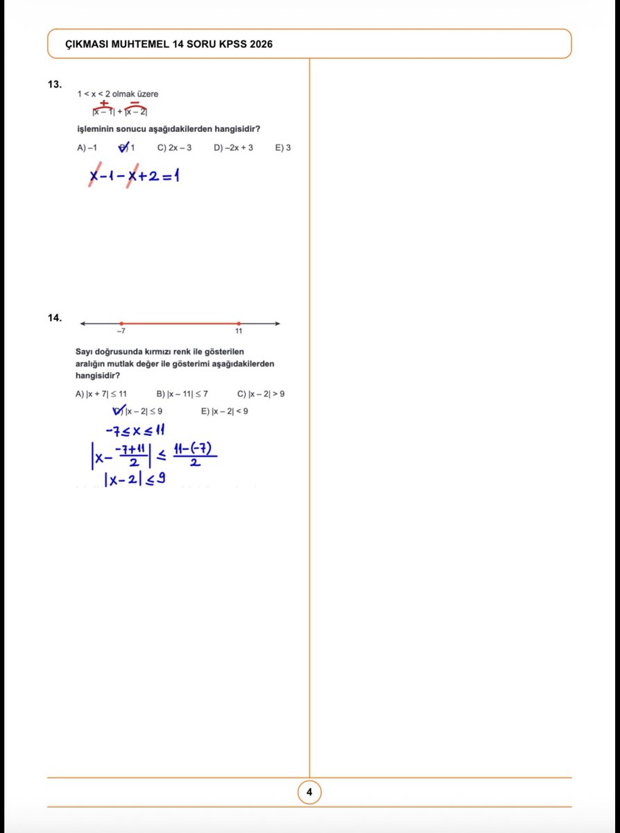 mf_matematik's tweet photo. ÇIKMASI MUHTEMEL 14 SORU 
KPSS 2026 https://t.co/5Lrob1BnXK