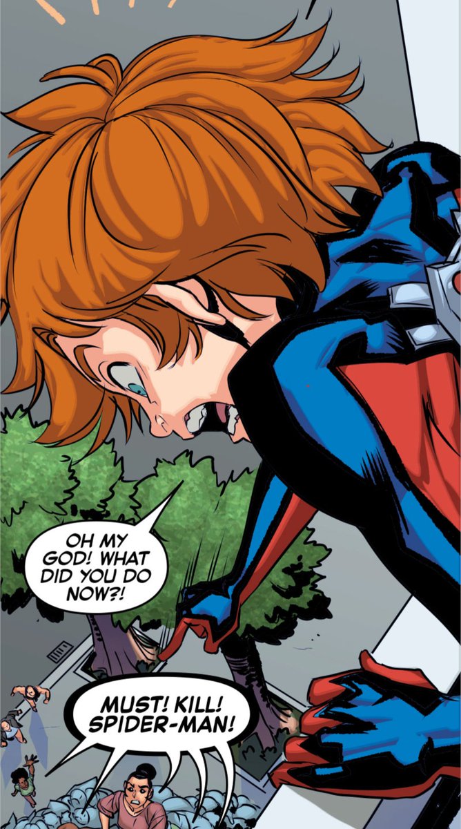 MermaidKunoichi's tweet photo. My baby boy Bailey is back and he is so cute!!
From Peter Parker Spider-Man: Queens Finest! Infinity Comic!
#Marvel #MarvelComics #SpiderBoy #BaileyBriggs #SpiderMan https://t.co/DetnrqFijk