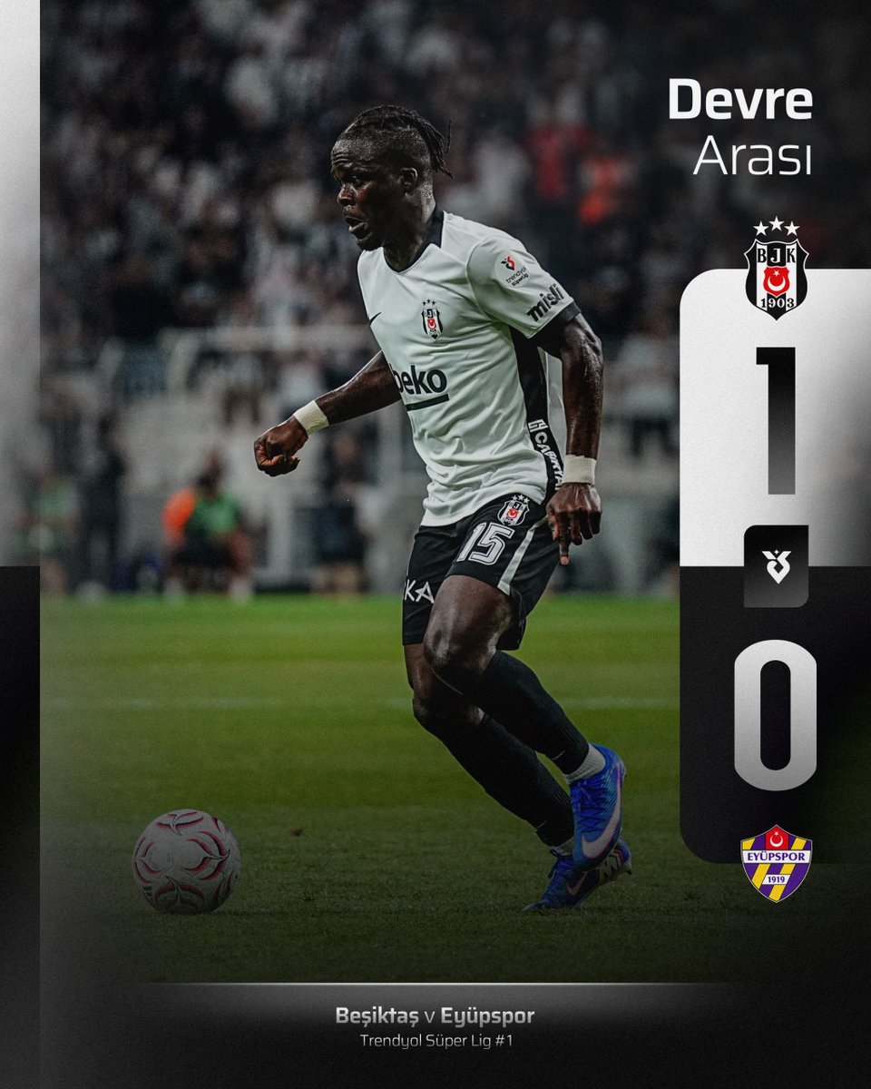 haber1903tv's tweet photo. 🔚 Devre arasına 1-0 önde giriyoruz.

BJK 🆚 EYP | 1-0 https://t.co/QP48cM0HQ3