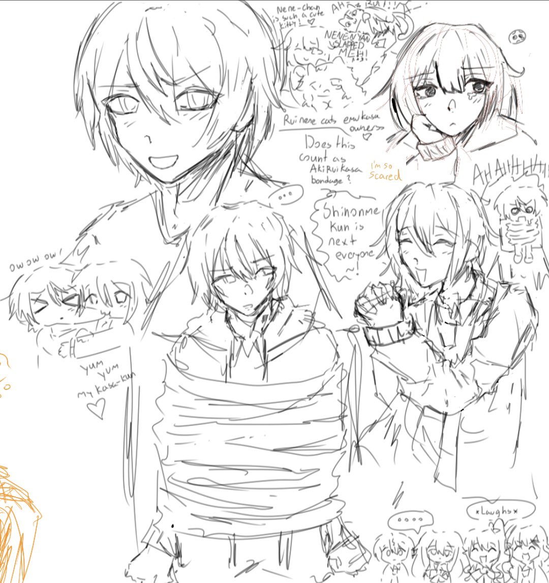 tsukasasbsf's tweet photo. I doodled online with my friend today, I made a lot of drawings mostly wxs ✌︎('ω')✌︎

#prsk_FA #天馬司 #類司 #wonderlandsxshowtime #東雲彰人 https://t.co/NjizoLD8gk