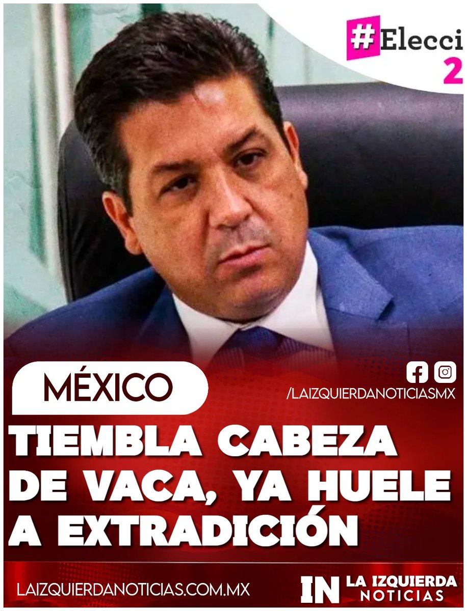 IzqNoticiasMx's tweet photo. NUEVOS ELEMENTOS EN SU CONTRA. Contratos de García Cabeza de Vaca con Maytrack revelan que 'El Rey del Huachicol' lo financió por años vía contrabando. ¡Investigaciones de la UIF se refuerzan y agilizarán su extradición!
“” https://t.co/S4jIzG2gVC