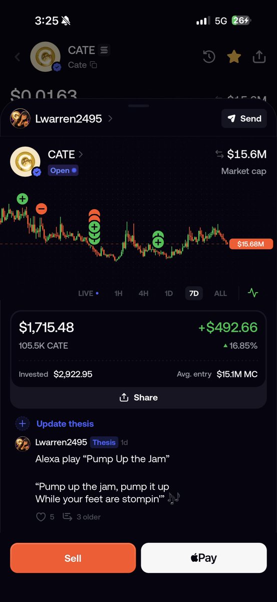 Lwarren2495's tweet photo. @DopamineFeenFr My fomo username is Lwarren2495 and been apart of $Cate since July 26th! I follow you on fomo and on here! I don’t really have anyone to tag I’m just on here for mainly Cate, can I still be entered for the giveaway please? @DopamineFeenFr https://t.co/IB97qsPy1J