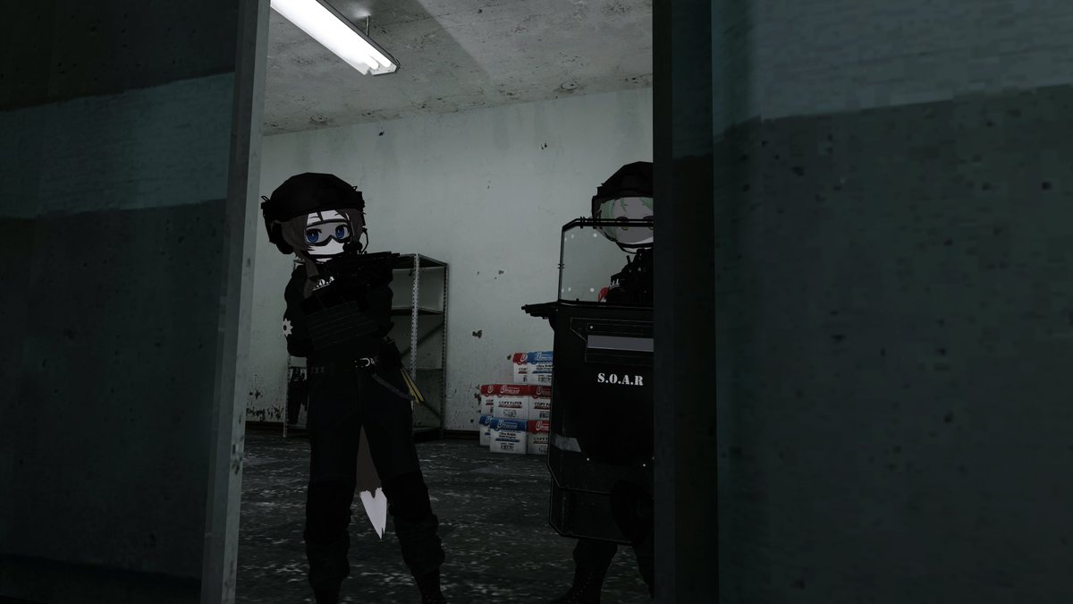 MPS_VRC's tweet photo. Clear the room, confront the silence. Abandoned, doesn't mean empty.๐ง๐ก๏ธ
SOAR on scene!
#VRChat #VRC #RP #Roleplay #PoliceRp #VRChatCommunity #Swat https://t.co/HT1HaUs2TT