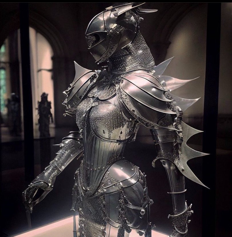 solisolsoli's tweet photo. Armored Maiden https://t.co/L26Aw2jHF9
