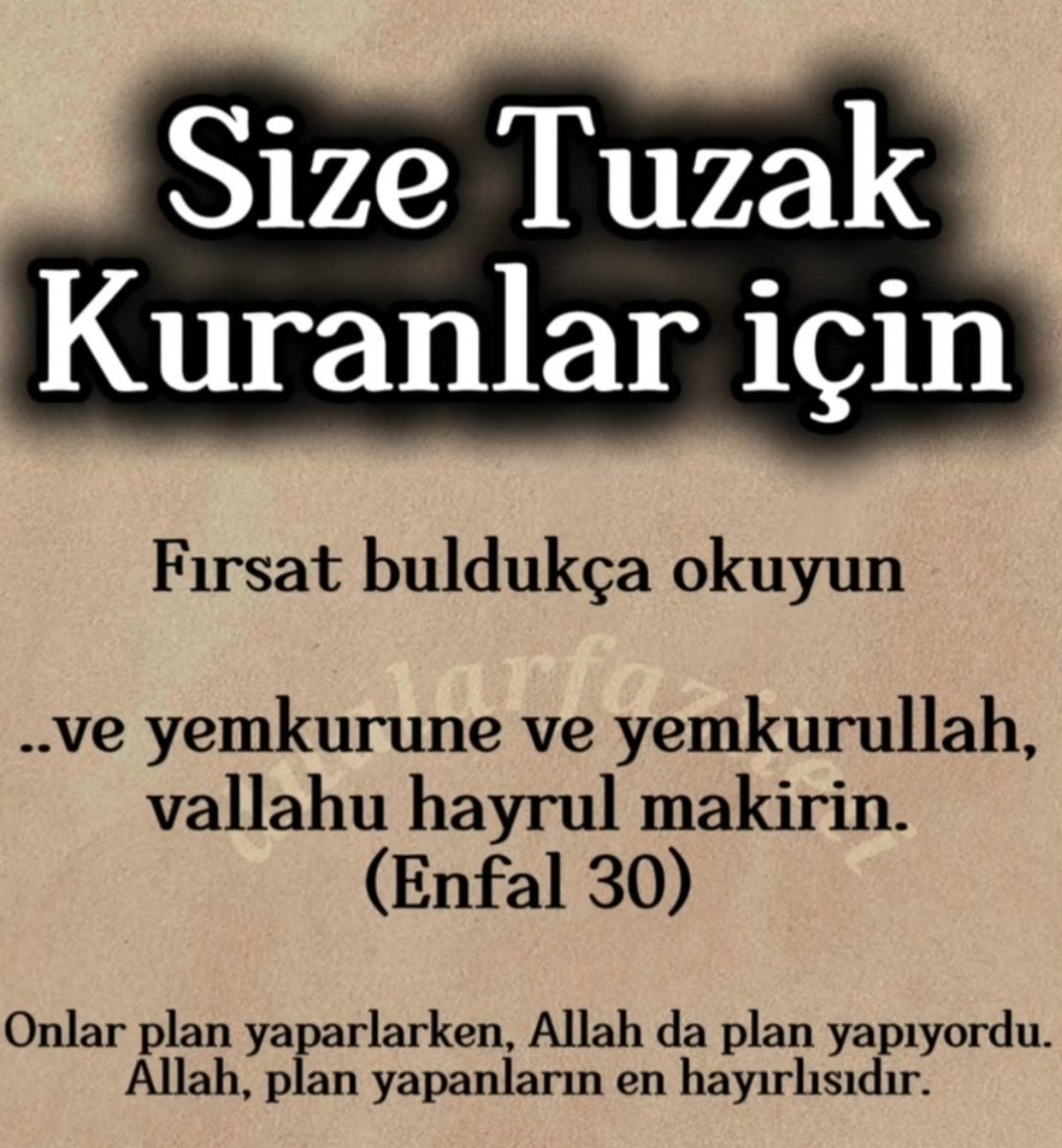 SerdarMercan54's tweet photo. Size tuzak kuranlar için fırsat buldukça okuyun.. https://t.co/lYGxcZCQUI