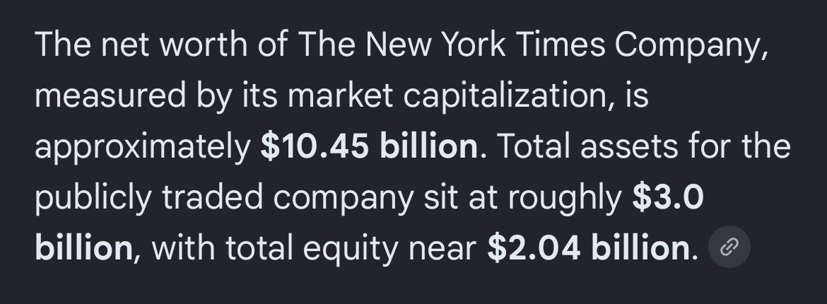 excessphx's tweet photo. @ladiesman21737 @OocTobeyM There are multiple real life equivalents to The Daily Bugle that are worth way more than a Billion dollars. The largest news outlet of the most important state worth less than a B? Sorry I use my brain https://t.co/jsu1XzFxdK