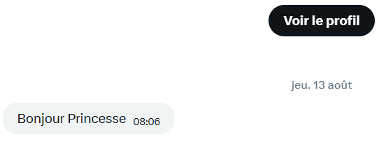 GteSwiss's tweet photo. Encore un bolos qui ne juge pas utile de se présenter (où il vit, ce qu'il a à m'offrir, pourquoi il me contacte etc.). Pour votre gouverne, je suis extrêmement sollicitée et n'ai pas de temps à perdre. Donc soyez convainquant, car il n'y auras aucun rattrapage possible

#spoilme https://t.co/wjnqwtBR6p