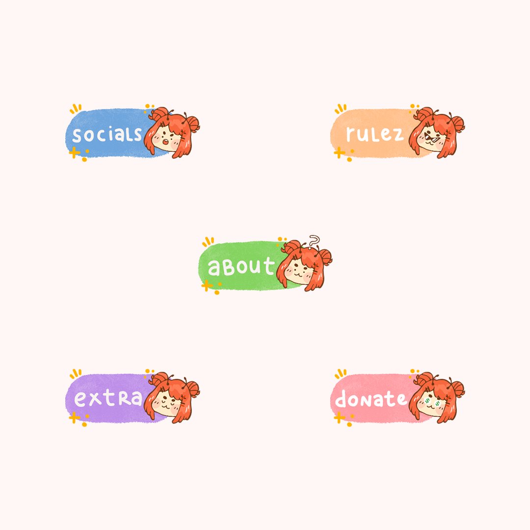 maesilsoup's tweet photo. some twitch assets i've worked on in the past !! i'm still learning but always down to do small projects like this :3 https://t.co/x8uf9uMbDn