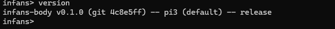 LeoCazes's tweet photo. **16-ago-2026 — 💡**
Probando el shell de Infans desde el PI https://t.co/Y3SkJOUsrU