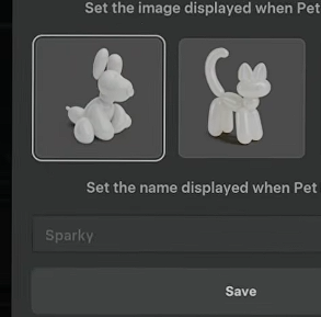 gettindevvy's tweet photo. theres 2 dogs in the vid so we dont know which one is frankie

but the default name every Tesla gives you is Sparky, so this is the official tesla dog https://t.co/kfmwtcgDzs