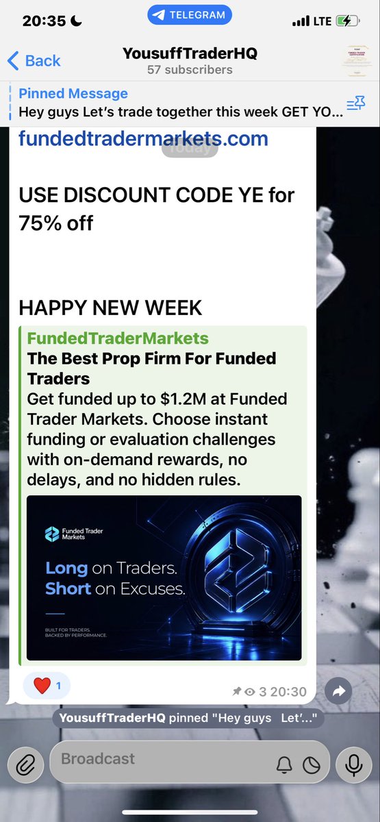 YousuffTrader's tweet photo. Big shoutout to @FTMarketslive 👏
I’m recommending them to my community and looking forward to seeing what’s next. Appreciate the opportunity! 🚀📈 @Ye_FTM https://t.co/K5rFqJmKQJ