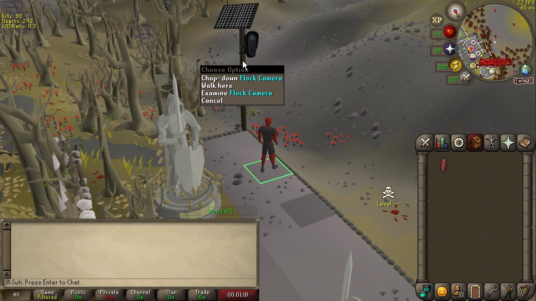 SirSuhDude's tweet photo. they're putting these up in high crime areas across gielinor https://t.co/a9GRyNrTo2