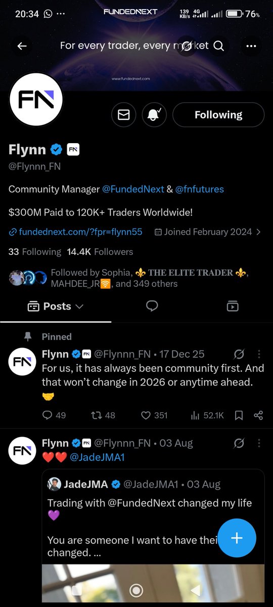 MirackzA's tweet photo. @Isabelloisa1 @FundedNext @Marwan_fx01 @Flynnn_FN @Galib_FN @Aeroonfx @Rasheedisa7 @Awelmo1 The 24hrs window for withdrawed funds to get to your wallet is amazing https://t.co/eaett8x5iw