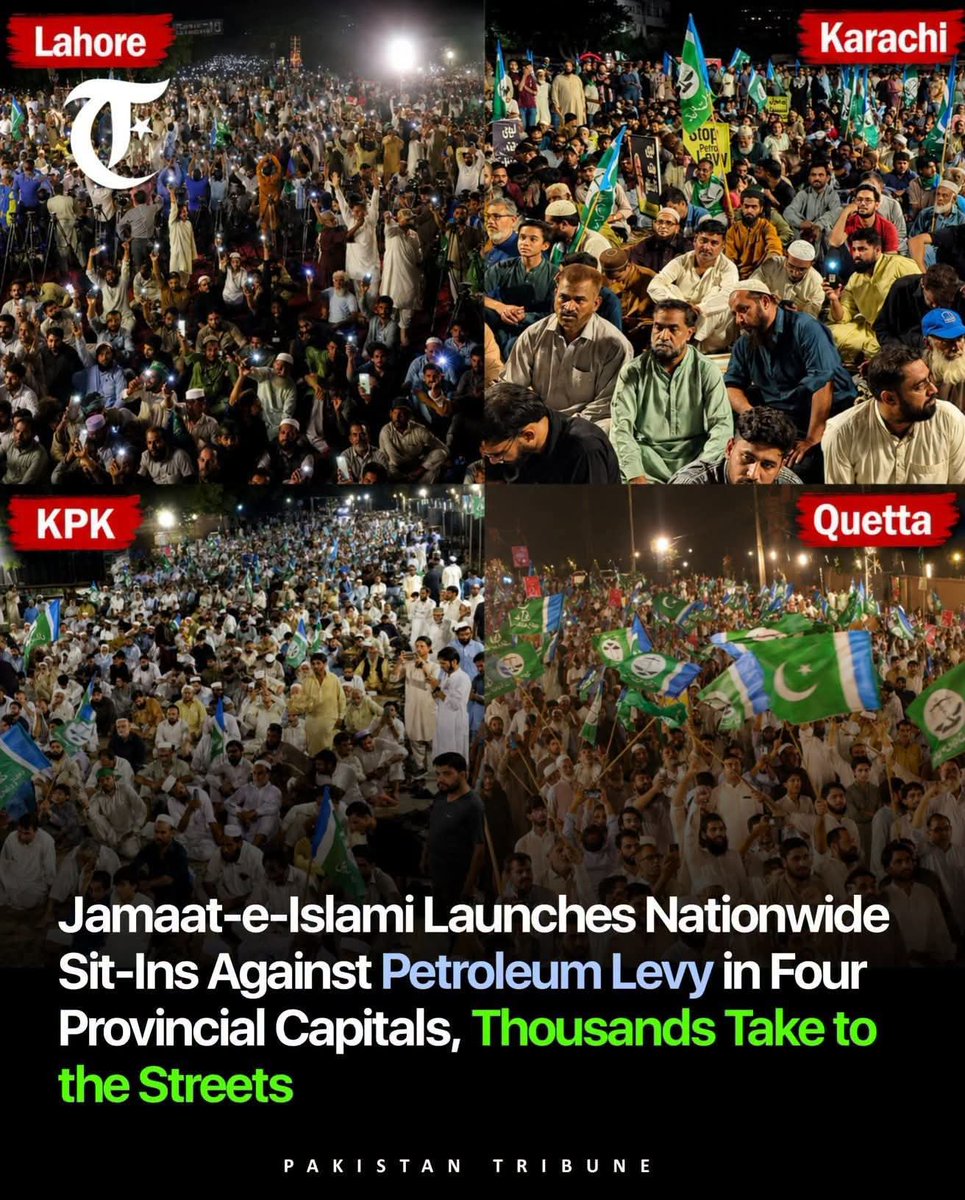 ShamsAmjadJI's tweet photo. کراچی، لاہور، کوئٹہ، پشاور
عوامی حقوق کےلیے جماعت اسلامی میدان میں ہے https://t.co/2ydxReafF1