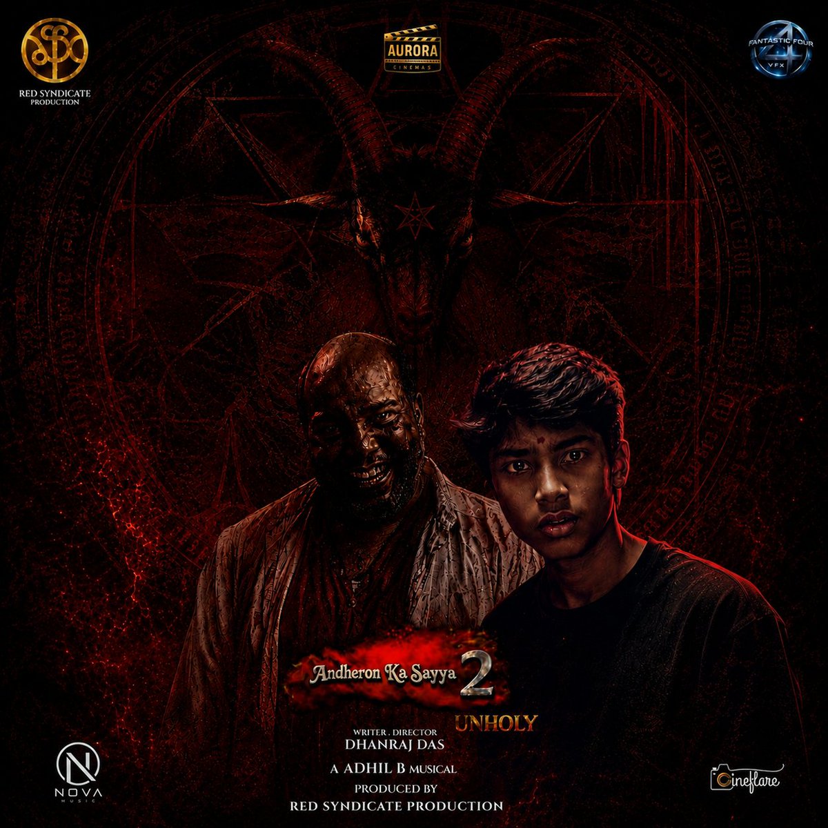 DhanrajDasFilms's tweet photo. Brace yourself… the darkness is coming. 🩸
The nightmare returns with Andheron Ka Sayya 2: Unholy.🥶 https://t.co/L61Xe4Isjq