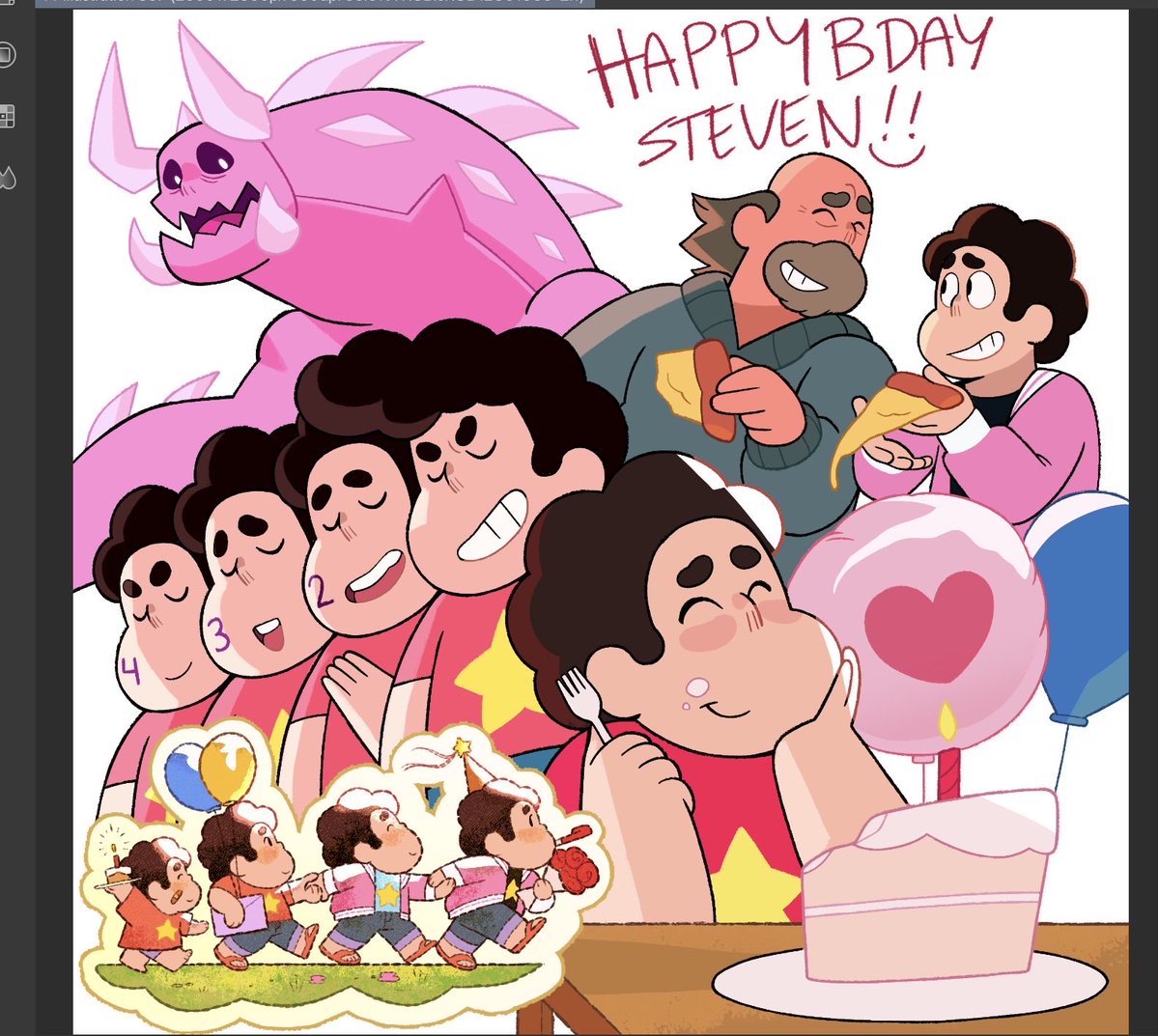 lauvleyroses's tweet photo. HAPPY LATE BIRTHDAY STEVEN!!! https://t.co/yzboPfWTFP