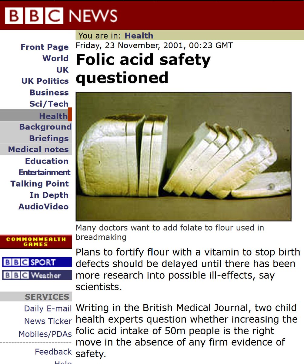 ClareCraigPath's tweet photo. Why was BBC happy to question folic acid being given to 50 million but doesn't comment when it is going to be mandated for 69 million? 

Sign the petition below: https://t.co/QKRgXDnkW4
