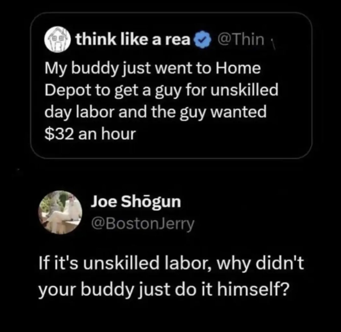 FightForAUnion's tweet photo. There is no such thing as unskilled labor, only underpaid labor https://t.co/cKTmC0X5Hm