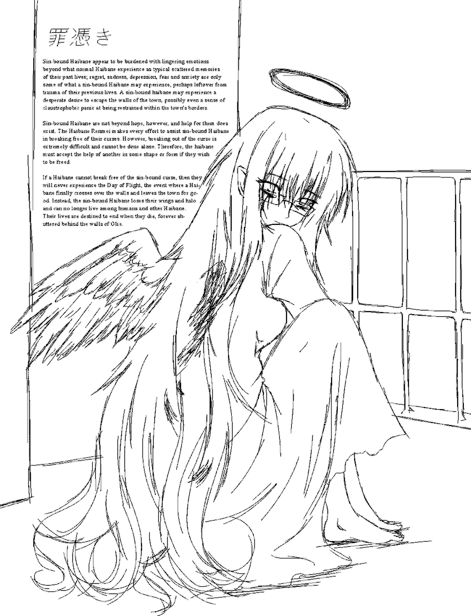 NYSCYRA's tweet photo. sin-bound haibane
#灰羽連盟 #haibanerenmei https://t.co/PsEZOaomw2