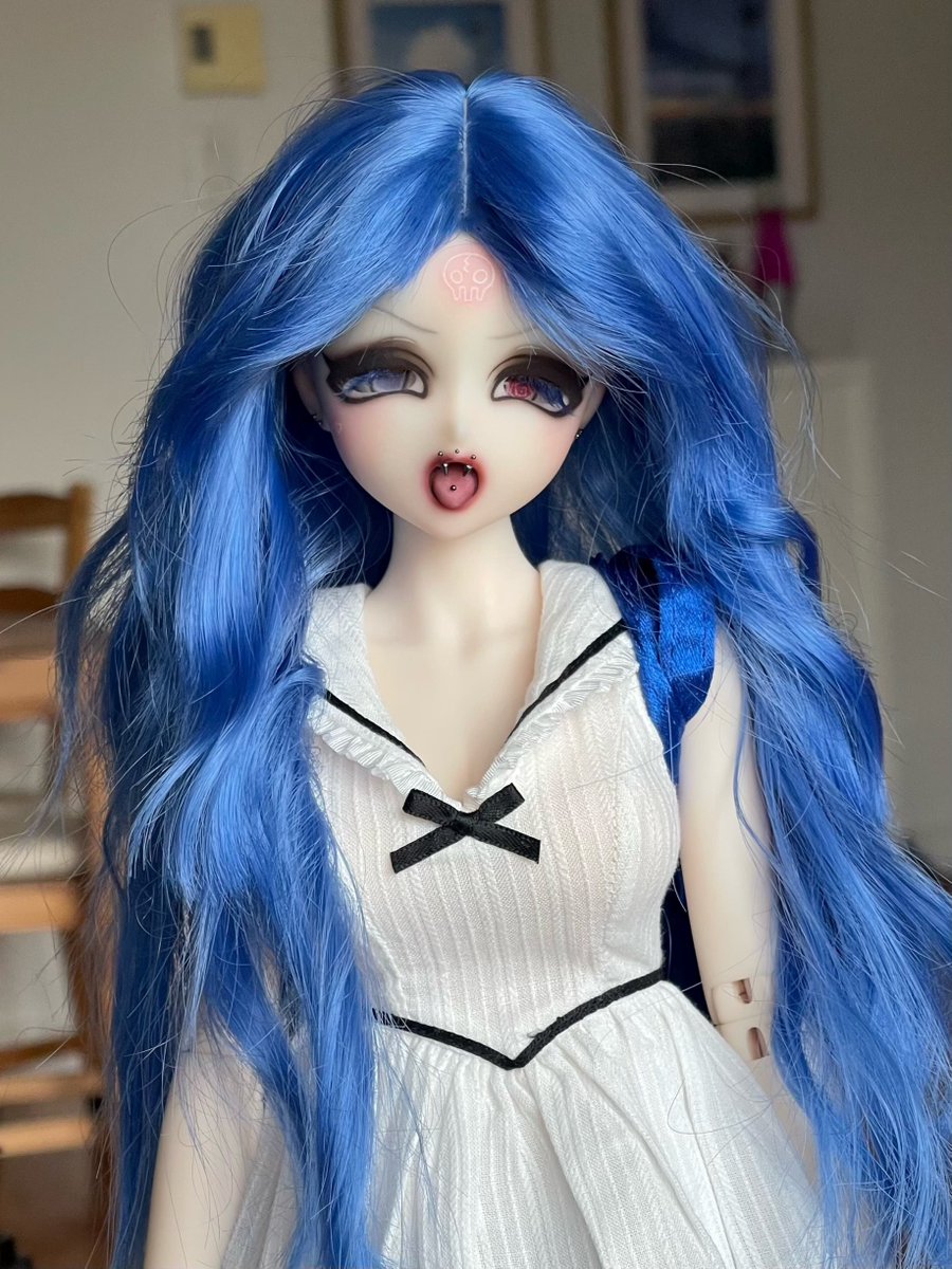 4444o98's tweet photo. Emma ⚓️ #bjd #OC https://t.co/SS1JVih90R