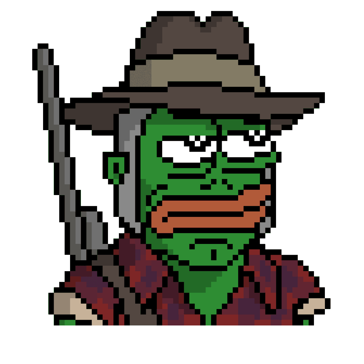_PepeVerse_'s tweet photo. Outlaw Pepe. Wanted in 47 dimensions. 

Drop wallet for GTD. https://t.co/cP3oLklXaD