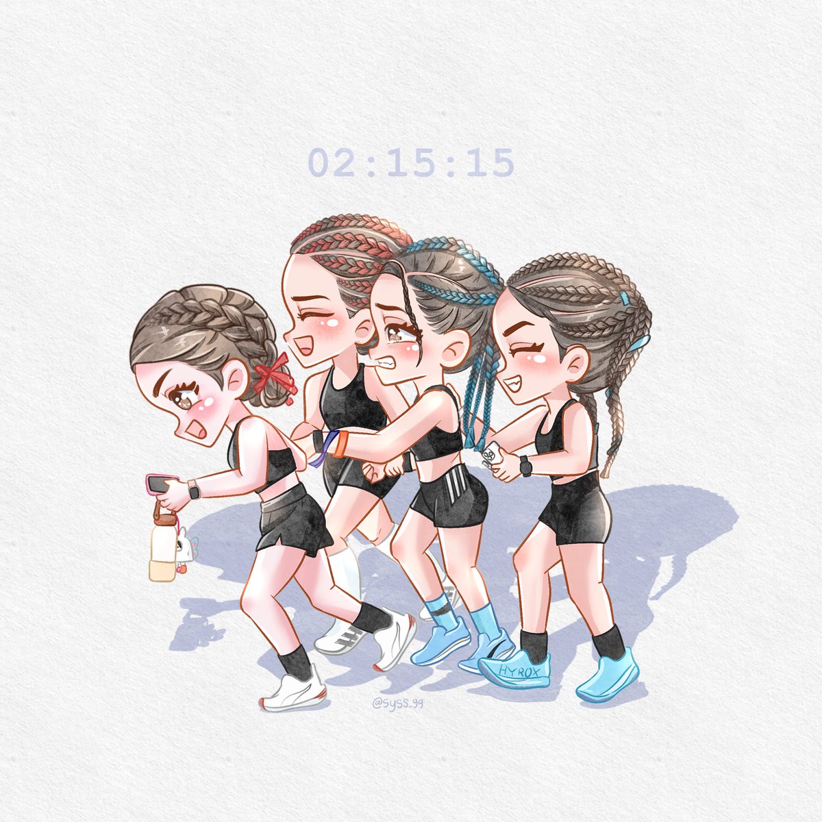 Syss_99's tweet photo. สนามแรกของเจ้าก้อนคนเก่ง 🫶🏻✨

#HYROXWithCharlotteMarimaHeidiTina https://t.co/DHpemrtjSU
