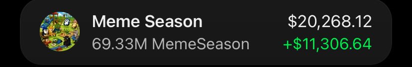 Alpha_calls001's tweet photo. $MEMESEASON is making waves printing massive profits on my Alpha telegram group 🚀🏆

Fams are celebrating 🥳 as usual

Ca: aUWH9iX3BKKeMHP6aoAf2r2KPjLq8h9Kim2YC48pump https://t.co/RIplx1Wo4z