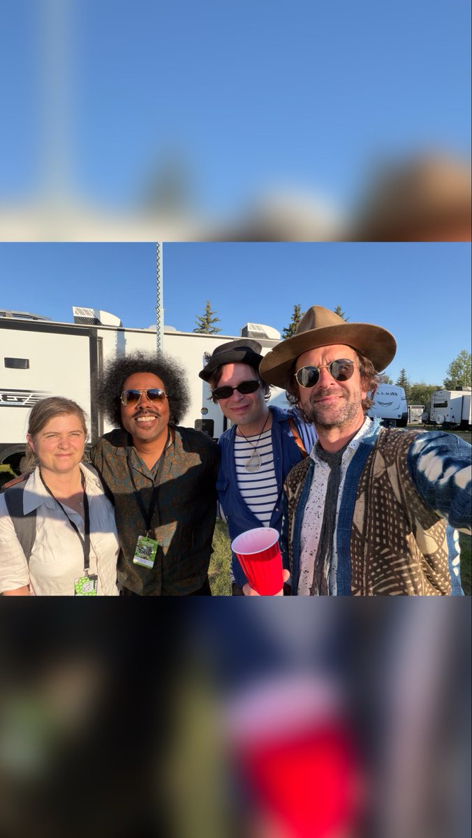 thetrews's tweet photo. We had so much fun being back at @bearcreekfolkfestival • we thoroughly enjoyed our afternoon acoustic set and the songwriters circle afterwards, and it was great to catch up with so many old pals that we don’t see nearly enough. Cheers, Grande Prairie! https://t.co/yIZnyO0NIE