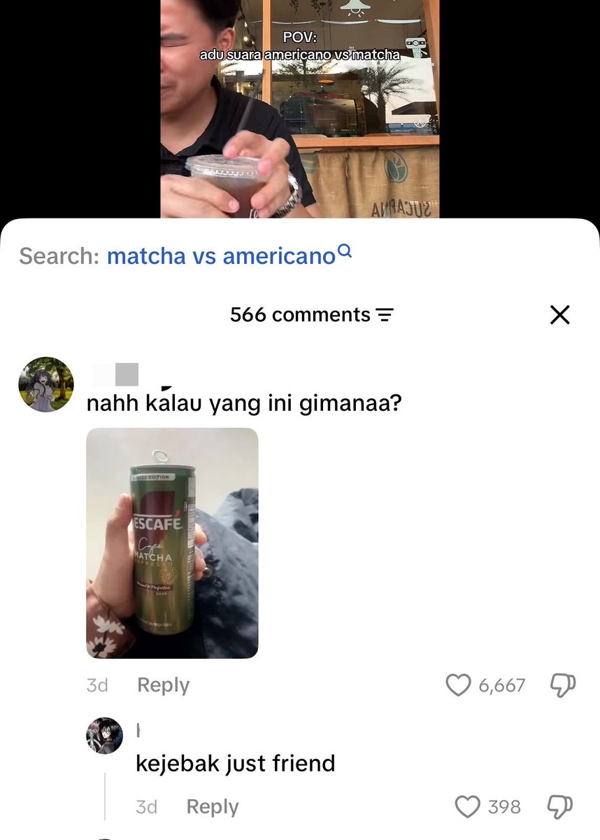 manareuseless0's tweet photo. sianjirrr yg komen kejebak just friend, fav gueee matcha espresso apalagi kopken besttttt dah https://t.co/RM2B1eHz80