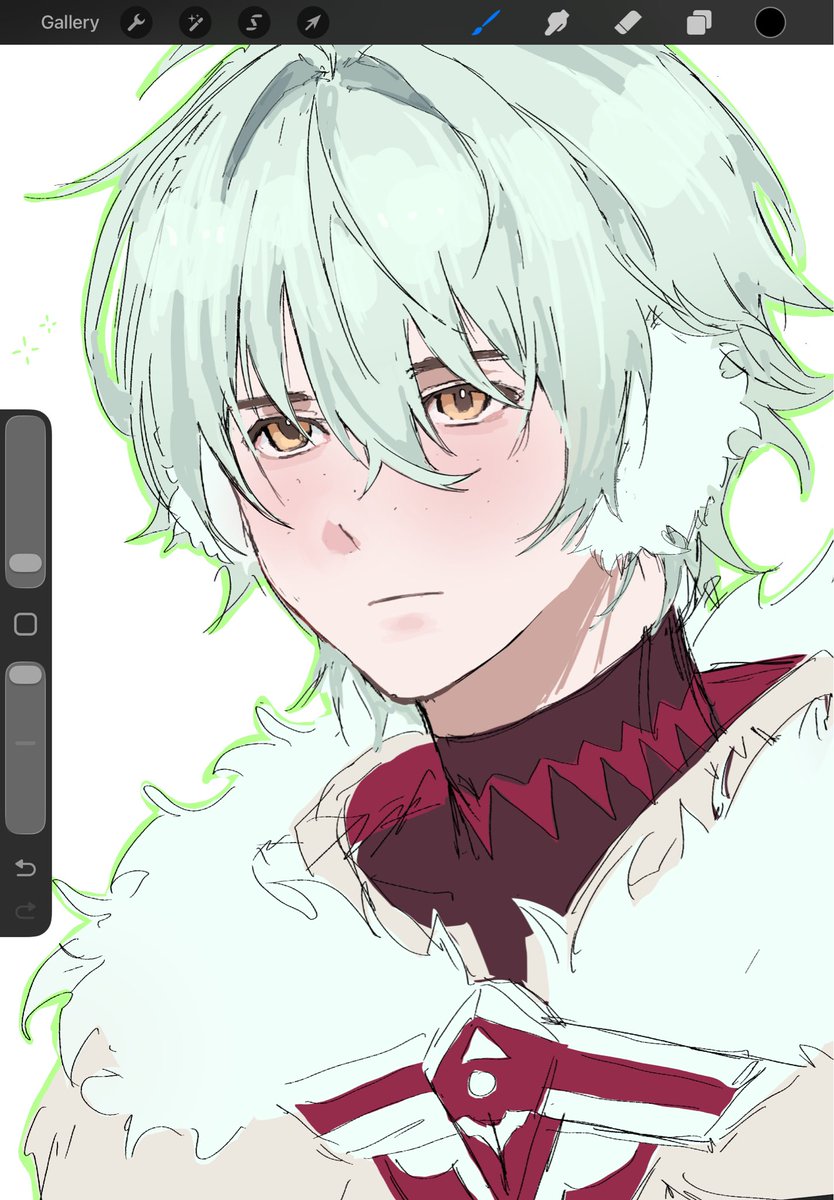 mnju004's tweet photo. alyosha doodle #alyosha #GenshinImpact #fanart https://t.co/TR6P2e5LKo