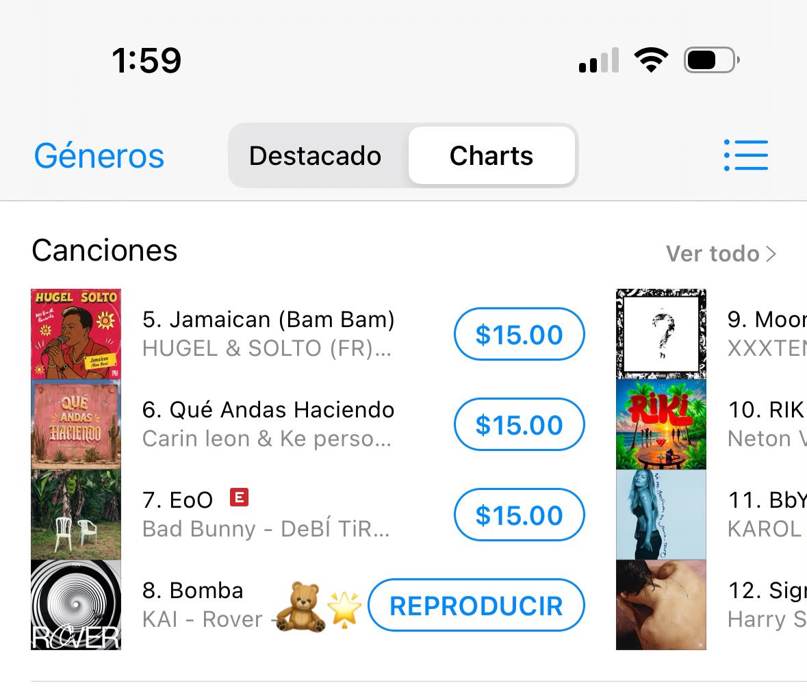an_dlin's tweet photo. pues es el tercer día y bomba de kai sigue sin salir del top 10 del iTunes en México 🥹💛🧸 mygod, me parece increíble que hayan pasado tantas horas y se mantenga, he visto que hay personas que siguen comprando. https://t.co/2THDOuTHIT