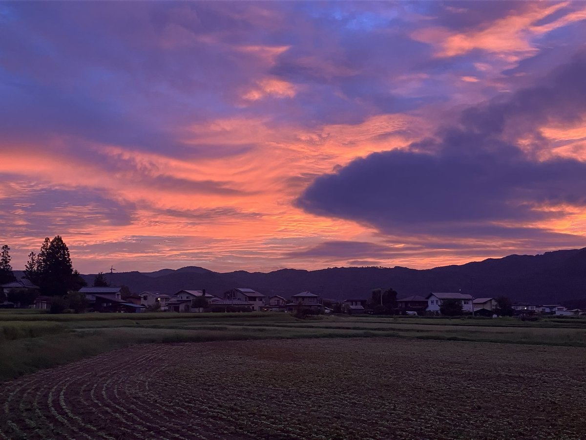 OxPFdgOfRz6lmox's tweet photo. 朝焼け https://t.co/MYie0ineLa