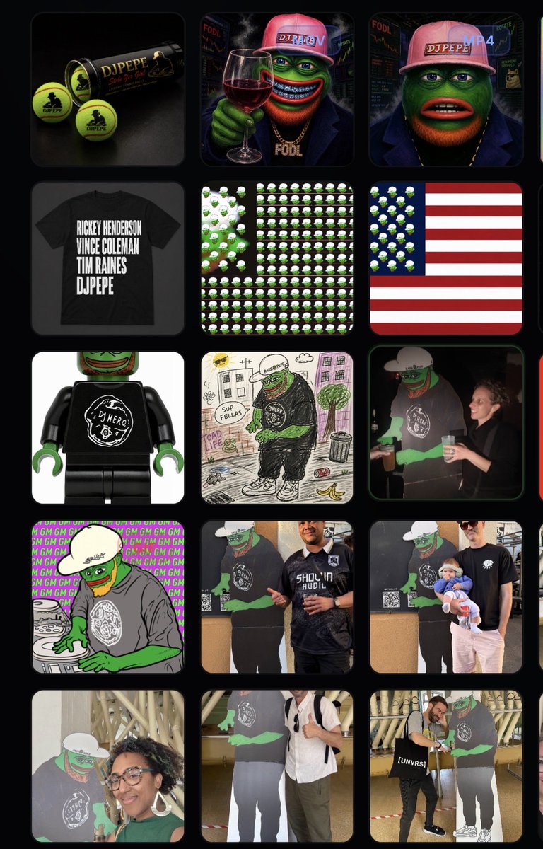 ScrillaVentura's tweet photo. DJPEPE is an open source meme created nearly ten years ago by my flunky Rare Scrilla 

Anyone can contribute to the on going art project by uploading a meme, video, song or picture of themself with DJPEPE 

link in my bio or in tweet below if u r too lazy to click a real pepe bio https://t.co/lsJyUrlUYK