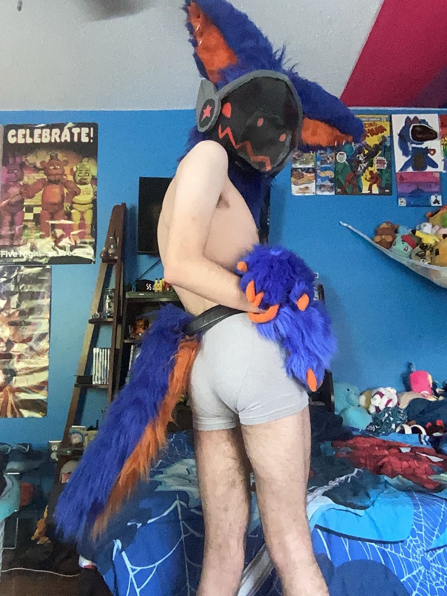BlitzerBallsAD's tweet photo. Happy National Underwear Day!!
.
From ur favorite freaky proot!
.
Gonna have a few posts, cuz I took too many lol
Part 1 of 3
.
.
.
#furrynsfw #fursuitnsfw #nsfw #mursuit #murrsuit #murrsuiting #mursuiting #protogen #happyunderwearday https://t.co/QEeZBbLdZa