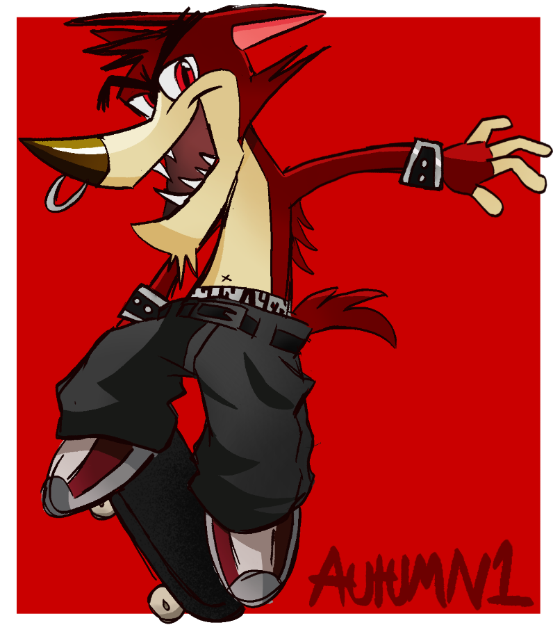 THEbetterAITUMN's tweet photo. hi sorry for no actual art im sorry im sorry i just havent been in the mood to draw at all, luckily today there WAS somthing i rlly wanted to draw soo heres decker from go go hypergrind ๐ผ๐ผ #gogohypergrind https://t.co/JWtp8sOiNE