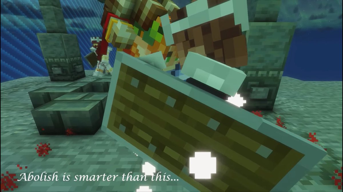 ListenerMartyn's tweet photo. // Pantheon smp spoilers 

Do u think Cleo was using their horns to but against them https://t.co/e2pz6ynVZw