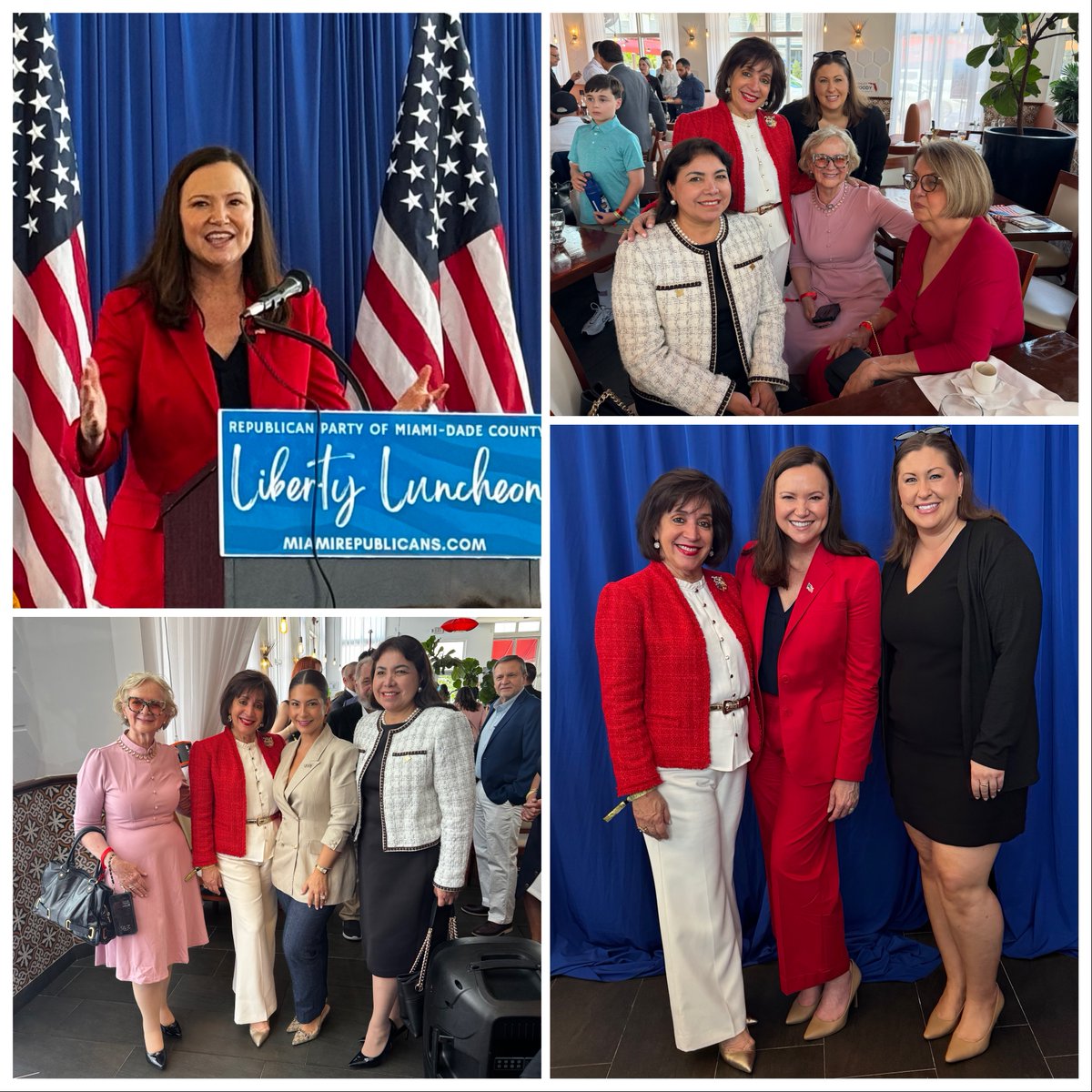 WRCMF's tweet photo. 👠Republican women working together! WRCMF was honored to host Sen. Ashley Moody together with The Miami Dade GOP &amp; Chairman Kevin Cooper at the fab Las Vegas restaurant in Doral. Mayor Christi Fraga welcomed the guests. Republican women are at the forefront of the elections!🇺🇸 https://t.co/PRldDCBbHs