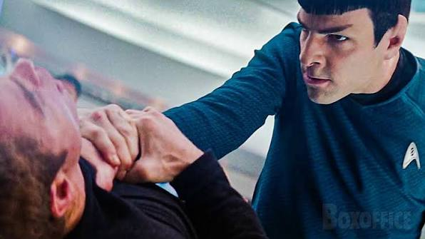 coyotesmith's tweet photo. I never realized he was wearing blue in this scene 🥹 #spockTWT https://t.co/qwE3Wz1Jky