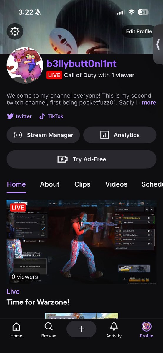 pocketfuzz01's tweet photo. It’s been a while but I’m live on Twitch right now! I miss you all ☺️ Come stop by! https://t.co/lpAnAz3f6f