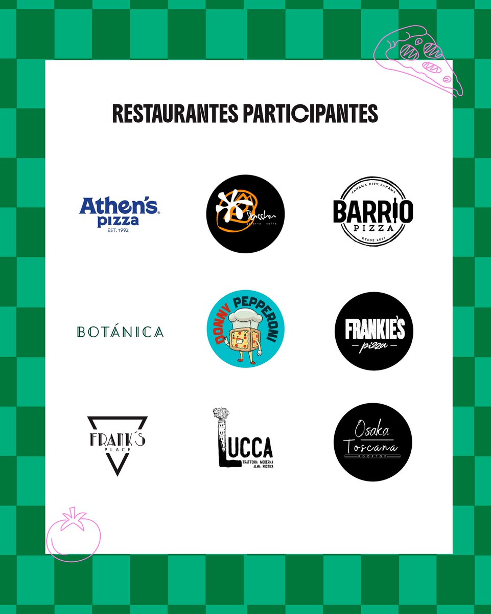 PanamaWeek's tweet photo. ¿Pensabas que Pizza Weeks @VisaPA ya terminaba? 👀🍕

Extendimos Pizza Weeks hasta el 22 de agosto en nuestros 20 restaurantes participantes para que puedas seguir probando los Pizza Specials, sumando sellos y viviendo la experiencia. 🙌🏼

Visita https://t.co/dpWtNnXEfM 🍕🔥 https://t.co/3YJu3prTAx