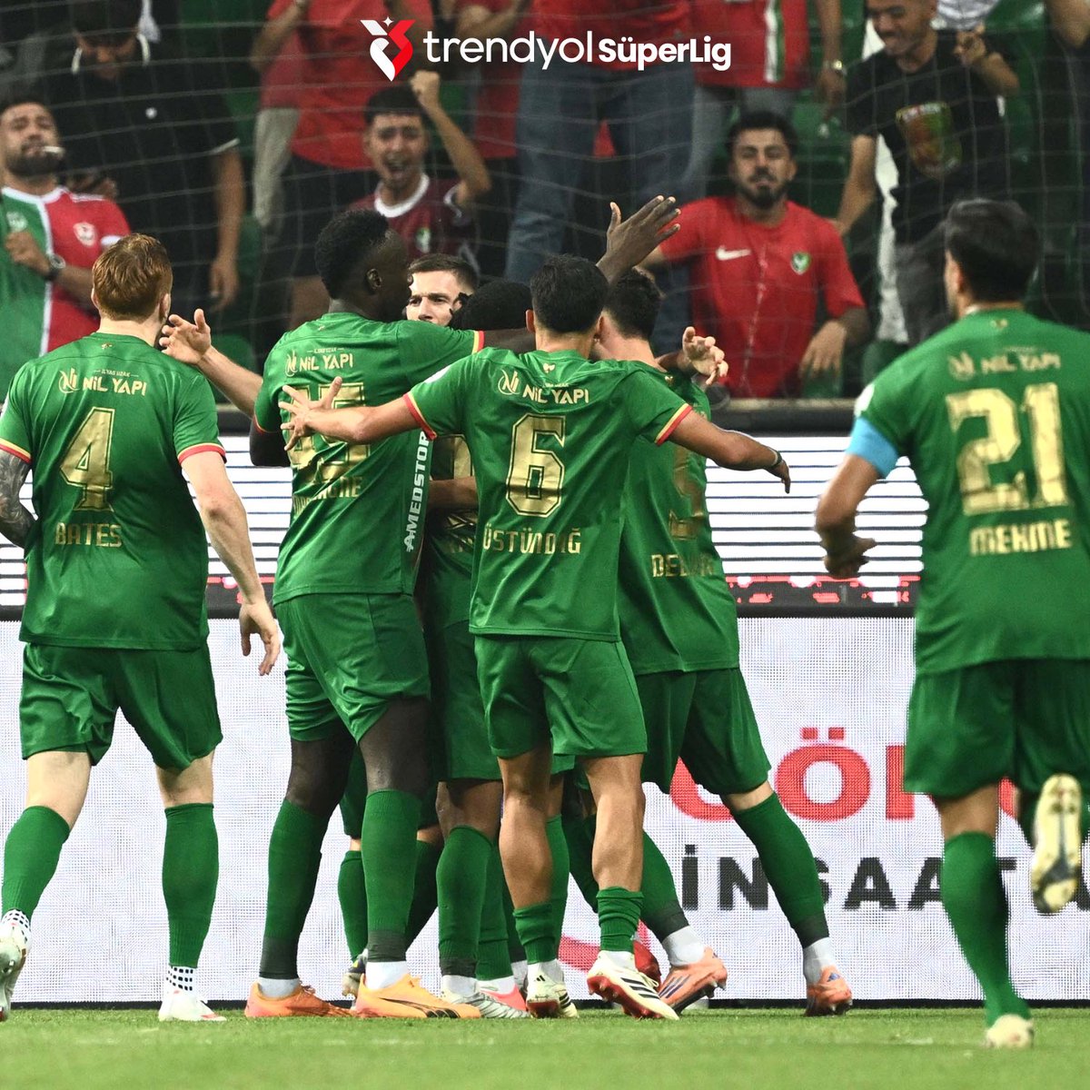 superlig's tweet photo. 🏟️ İlk @superlig maçı
✅ İlk @superlig galibiyeti
💯 3 golle gelen 3 puan

🤌 Enfes başlangıç…

#TrendyolSüperLig | @amedskofficial https://t.co/wgiXQW62iK