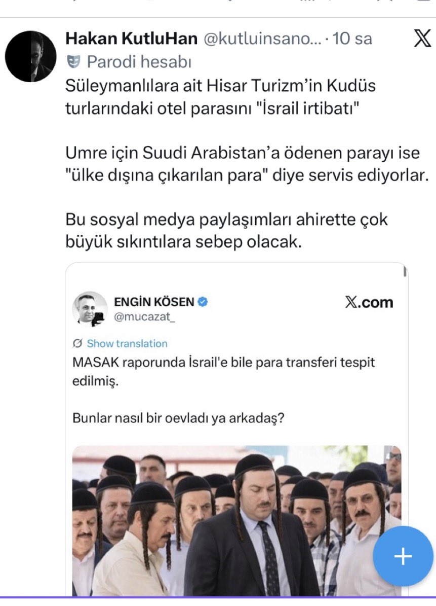 mucazat_'s tweet photo. Gazze için tek bir hatim yapmayan, yürüyüş düzenlemeyen; Hamas’a terörist diyen Süleymancılar,
Yolsuzluk ve hırsızlık iddialarıyla gündeme gelen Alihan Kuriş’e sahip çıkan okyanus ötesi…

Devlet doğru yere taş atmış demek ki. https://t.co/AzX5jbKKJ9