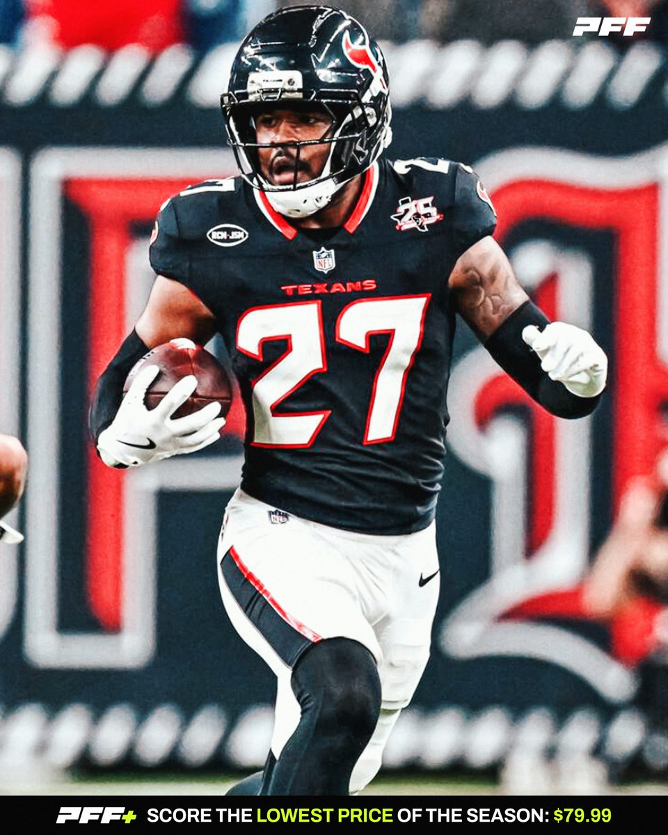 PFF_College's tweet photo. Highest Graded Rookie from Preseason Week 1:

🔴 Kamari Ramsey, HOU: 94.6

@uscfb https://t.co/SyBEhf42t8