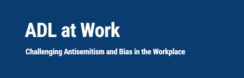 ADL's tweet photo. Too many Jewish employees are navigating antisemitism at work alone.

ADL research found that Jewish Americans need to send 24% more job applications than peers just to receive the same response from employers.

If you're facing this in your workplace, you don't have to figure it out yourself. ADL has an Employee Advocacy Action Plan to help.

https://t.co/f1HcGkMvMY