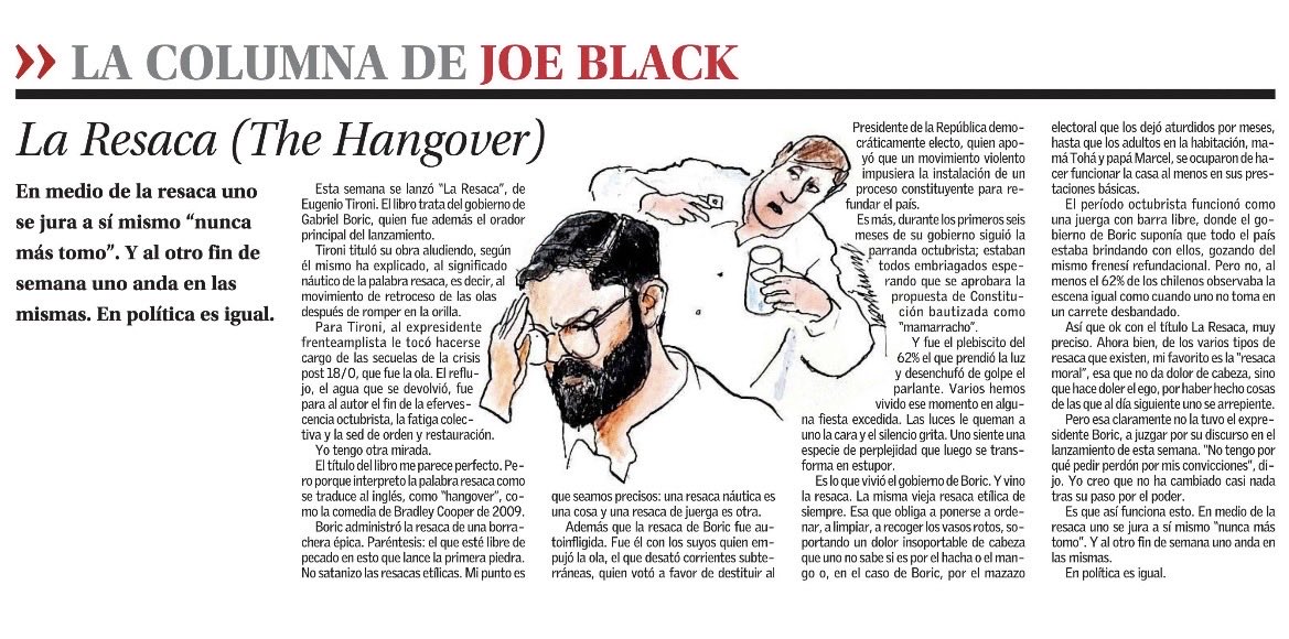 cgloriabb's tweet photo. IMPERDIBLE‼️ #JoeBlack 👏👏👏👏👏👏👏
#Boric #Tironi #GobiernoDeBoric https://t.co/q7gkvwwSDC