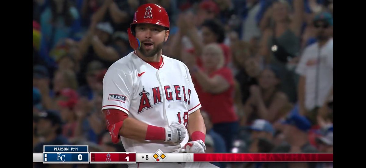 proowls's tweet photo. 8/15: Former @FAUBaseball star @NSchanuel was 3/3 with 3 Hits (106) and 1 RBI (47) for the @Angels! His RBI was the game winning RBI! #FAUBaseball #FAU #Angels #OwlNation #OWLin #WinningInParadise #WIP https://t.co/njEE94NEOR