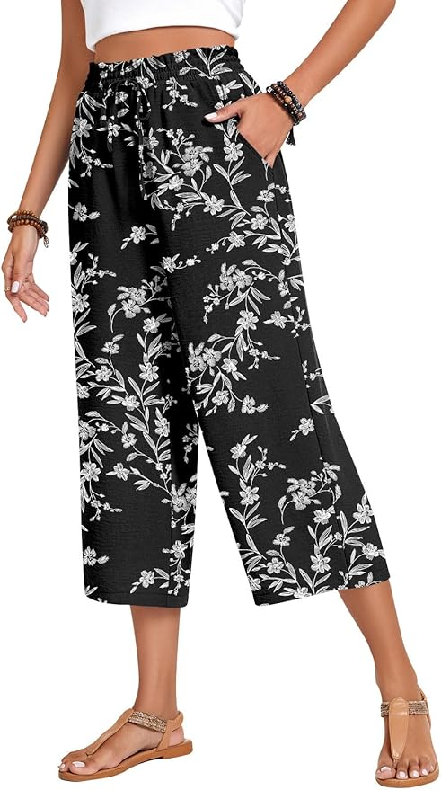 deals__us's tweet photo. ✨ Comfy meets stylish! These Anyhold wide-leg capri pants with pockets are perfect for casual summer days, travel &amp; lounging. 👖💕
🛍️ https://t.co/iuifoMvOWt
#AmazonFinds #WomensFashion #CapriPants #SummerStyle https://t.co/T6fZ9XBxEv