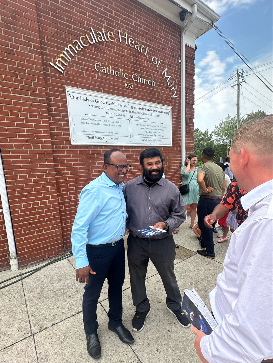drnoortarunpc's tweet photo. It was a great experience to join with @BramptonGraham and @MohamedFirinYSW as we met with our brothers and sisters in faith. Today at Debre Genet St. Tekle-Haymanot Church and Our Lady of Good Health, we talked about the importance of making your voice heard at Queen’s Park. https://t.co/xKTFkdikco