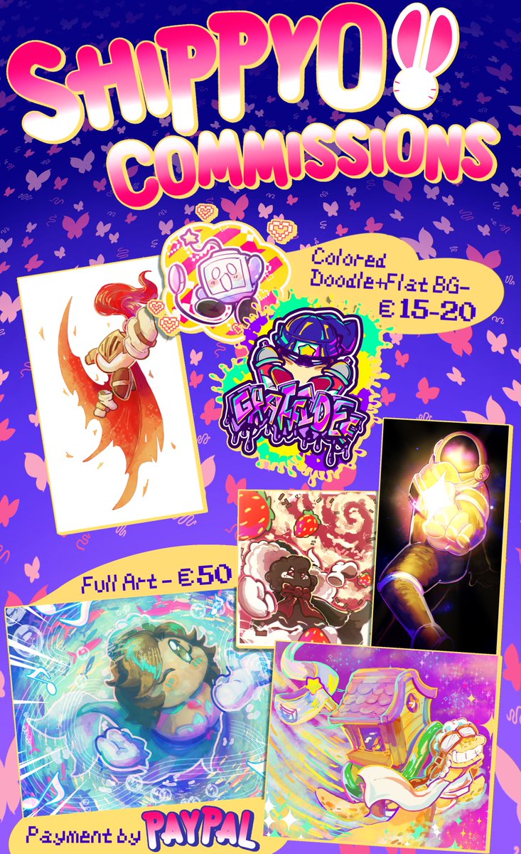 ShippyO's tweet photo. 🌟COMMISSIONS OPEN 🌟

💌 I only charge a little extra if i see the character is very detailed/complex to me

💌 I also do 18+ art (ADULTS ONLY CAN ASK), but the fixed price is 50 per art piece

💖 Feel free to ask in my DMs for anything related,im open ! https://t.co/CBje7wbuBN